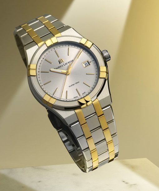 Alternative view of Maurice Lacroix Aikon Quartz 40mm Duotone - AI1108-PVY13-130-1