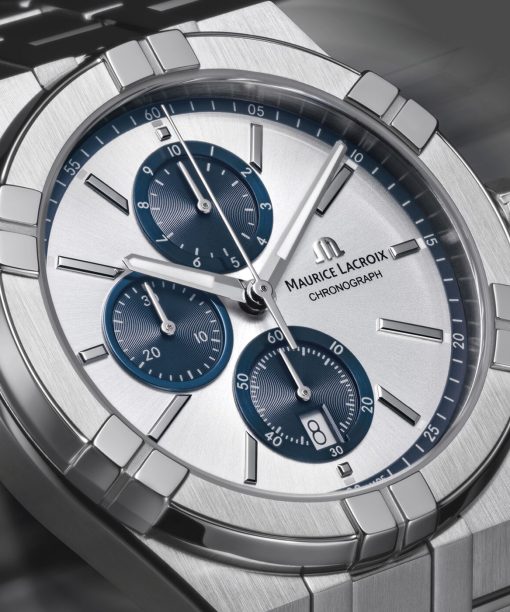 Alternative view of Maurice Lacroix Aikon Quartz Chronograph 42mm - AI1118-SS002-230-1