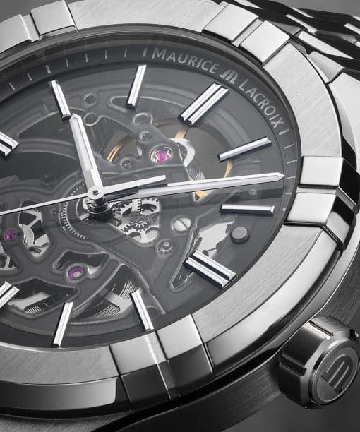 Alternative view of Maurice Lacroix Aikon Automatic Skeleton 42mm - AI6008-SS002-030-1