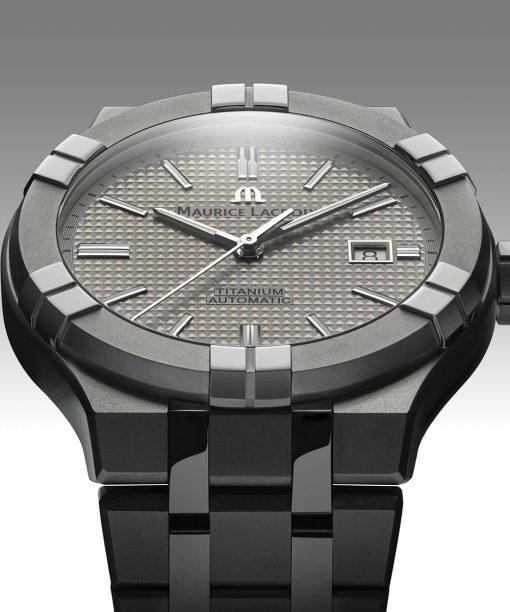 Alternative view of Maurice Lacroix Aikon Automatic Titanium 42mm - AI6008-TT032-230-1