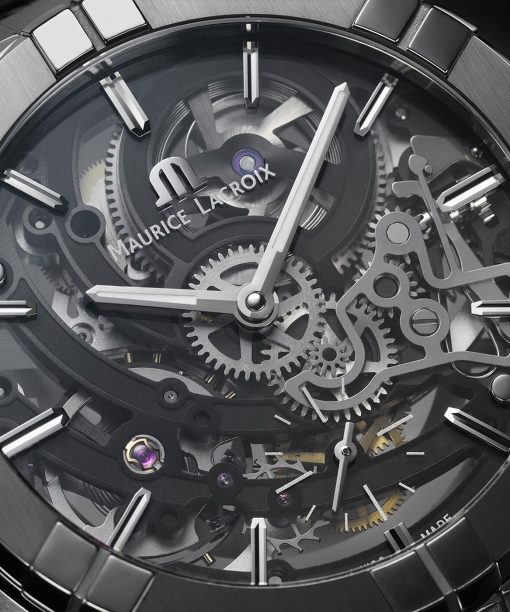 Alternative view of Maurice Lacroix Aikon Automatic Skeleton 45mm - AI6028-SS002-030-1