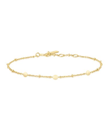 Ania Haie Gold Disc Station Bracelet