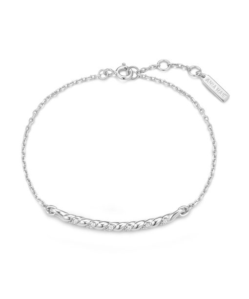 Alternative view of Ania Haie Silver Twisted Bar Bracelet