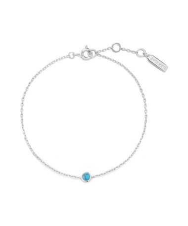 Alternative view of Ania Haie Silver Bezel-set Lab-created Turquise Bracelet