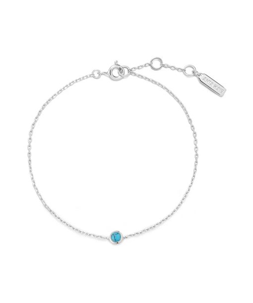 Alternative view of Ania Haie Silver Bezel-set Lab-created Turquise Bracelet