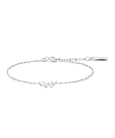 Ania Haie Silver Shell Pearl Cluster Bracelet