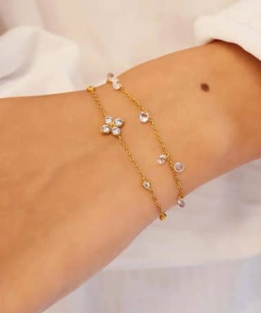 Alternative view of Ania Haie Gold Droplet Station Bracelet