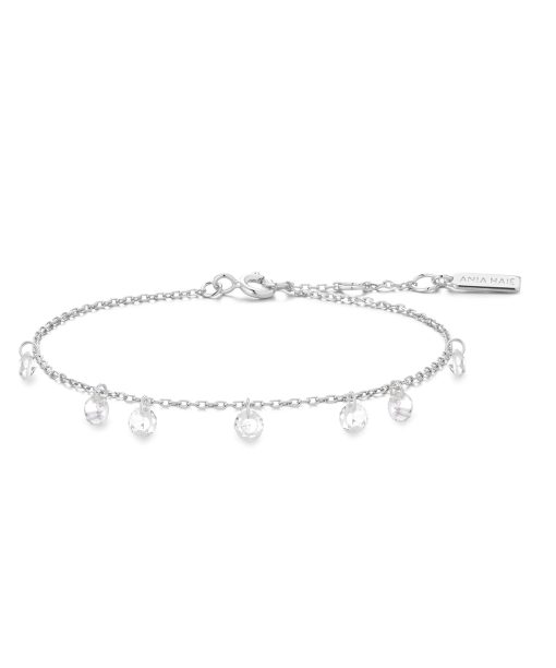 Ania Haie Silver Droplet Station Bracelet