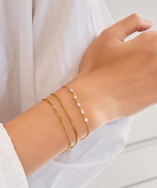 Alternative view of Ania Haie Gold Quintet Marquise Bracelet