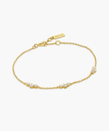 Ania Haie Gold Cluster Station Bracelet