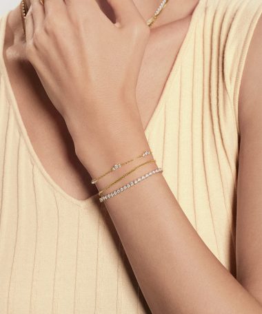 Alternative view of Ania Haie Gold Cluster Station Bracelet