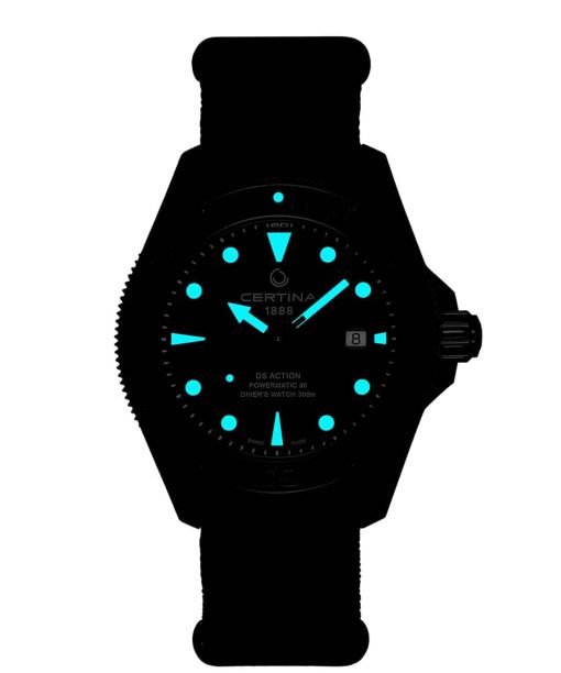 Alternative view of Certina DS Action Diver 43mm Powermatic 80 - C032.607.38.051.00