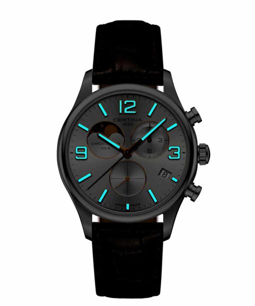 Alternative view of Certina DS-8 Moon Phase 42mm - C033.460.16.037.00