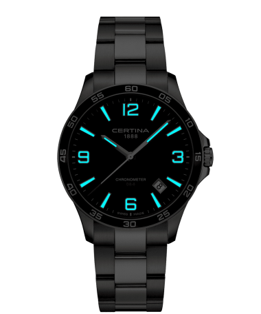 Alternative view of Certina DS-8 Quartz Chronometer 41.5mm - C033.851.11.057.00