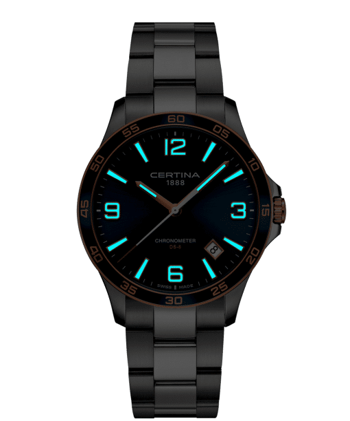 Alternative view of Certina DS-8 Quartz Chronometer 41.5mm - C033.851.21.097.00