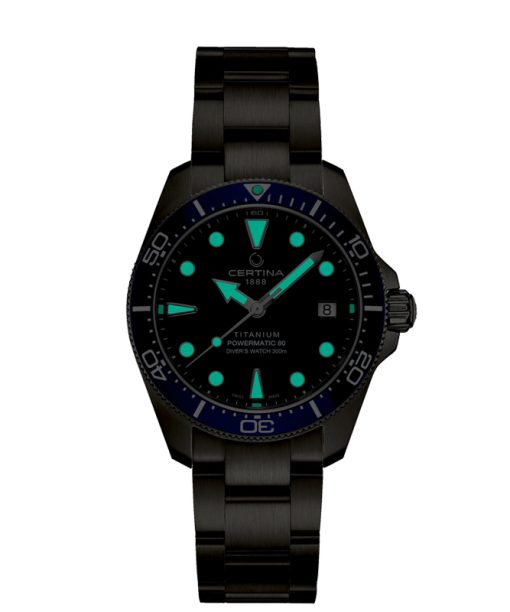 Alternative view of Certina DS Action Diver 38mm Titanium - C048.807.44.041.00