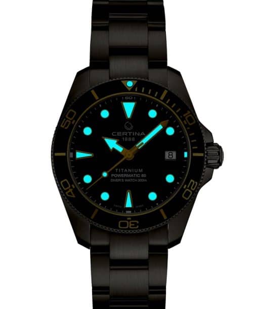 Alternative view of Certina DS Action Diver 38mm Powermatic 80 - C048.807.44.051.00