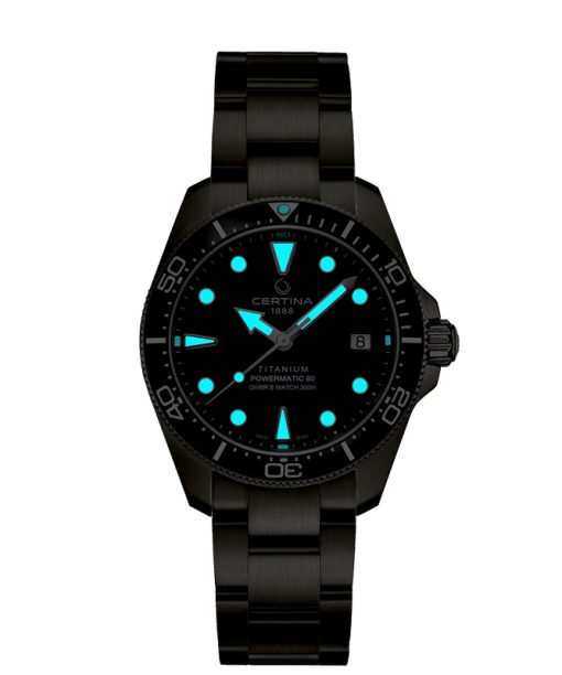 Alternative view of Certina DS Action Diver 38mm Titanium - C048.807.44.051.01