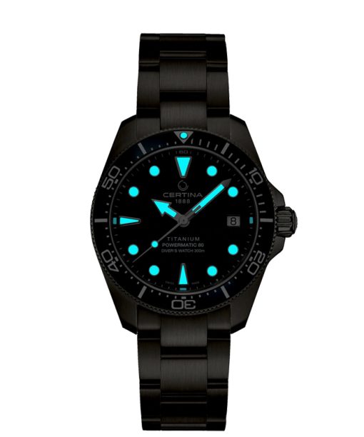 Alternative view of Certina DS Action Diver 38mm Titanium - C048.807.44.081.00