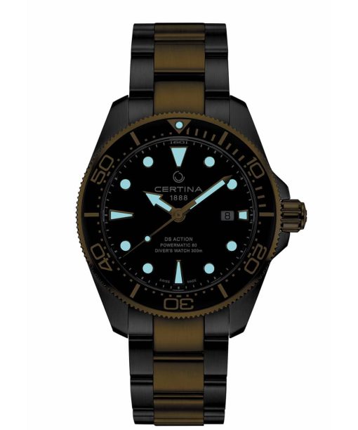 Alternative view of Certina DS Action Diver Powermatic 80 43mm - C032.607.22.041.00