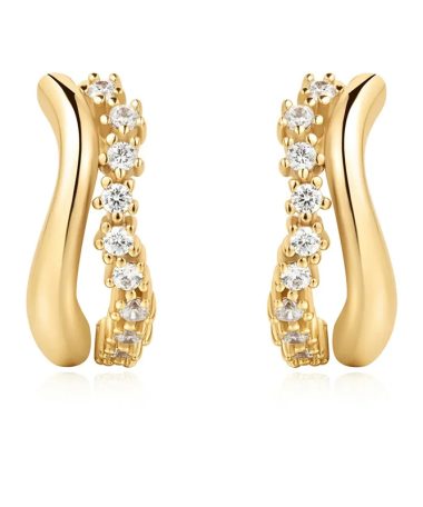 Ania Haie Sparkle Double Hoop Earrings