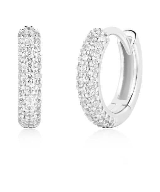 Alternative view of Ania Haie Pave Huggies Earrings