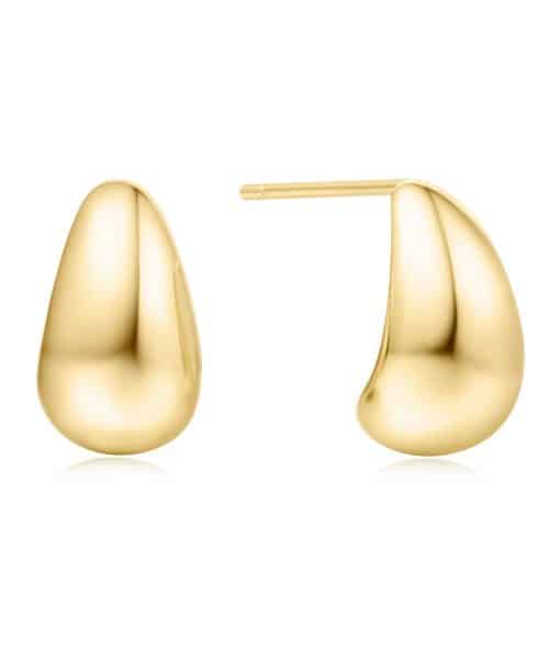 Ania Haie Gold Small Dome Hoop Earrings