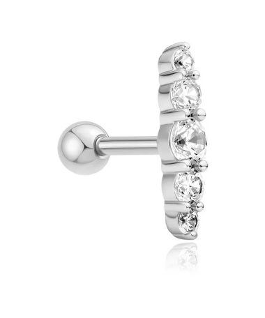 Ania Haie Silver Bar Barbell Single Earring