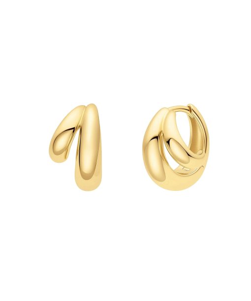 Ania Haie Gold Dome Huggie Hoop Earrings
