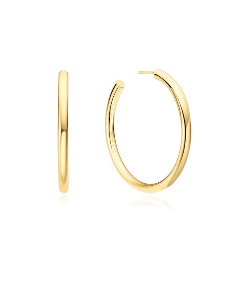 Ania Haie Gold Classic Tube Oversized Hoop Earrings