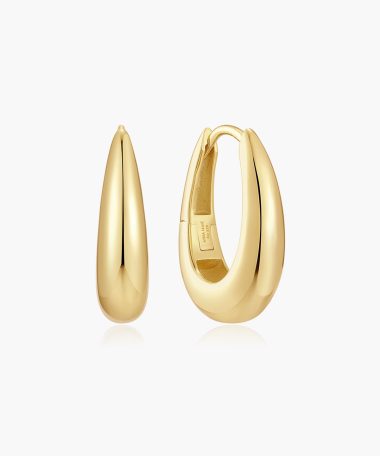 Ania Haie Gold Classic Dome Hoop Earrings