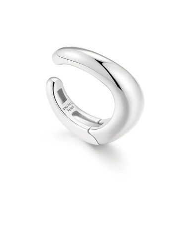 Ania Haie Silver Wave Ear Cuff