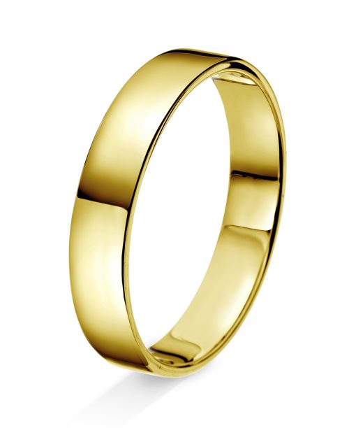 Amore forlovelsesring i 14kt gult gull 4,5mm - AD4-8103