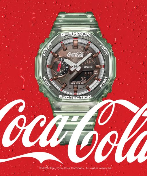 Alternative view of G-Shock Classic GA-2100 Series Coca-Cola® collaboration model