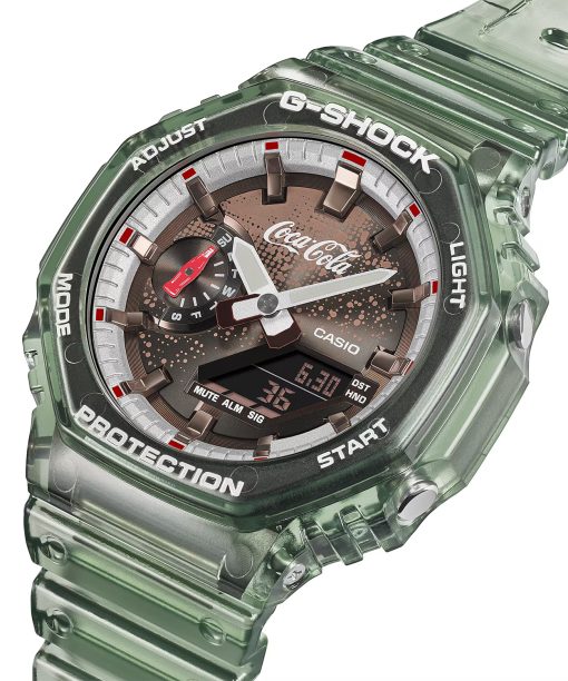 Alternative view of G-Shock Coca-Cola® collaboration model 45mm - GA-2100CC-3A