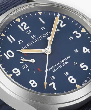 Alternative view of Hamilton Khaki Field Power Reserve 40mm - H69509940