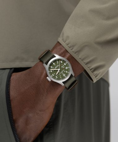 Alternative view of Hamilton Khaki Field Power Reserve 40mm - H69509960