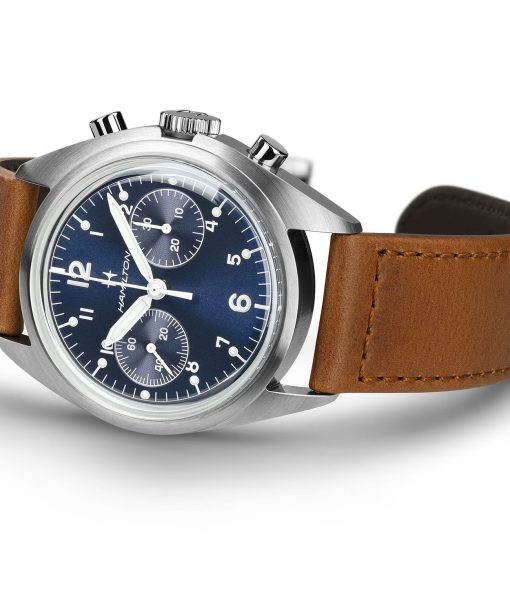 Alternative view of Hamilton Khaki Aviation Pilot Pioneer Mechanical Chrono 40mm - H76409540