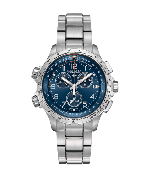 Hamilton Khaki Aviation X-Wind GMT Chrono Quartz 46MM - H77922141