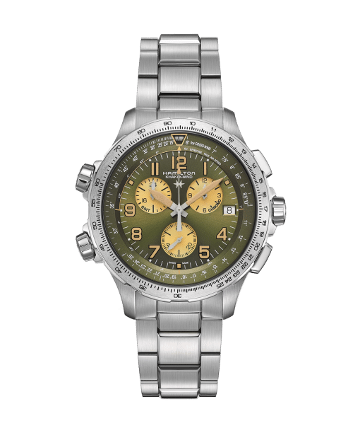 Hamilton Khaki Aviation X-Wind GMT Chrono Quartz 46MM - H77932160