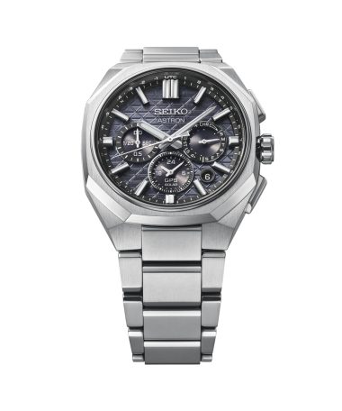 Alternative view of Seiko Astron GPS Solar Dual-Time Chronograph 43.4mm - HAB002J1