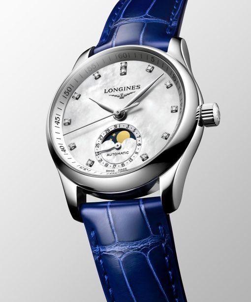 Alternative view of Longines Master Collection Moon Phase 34mm - L2.409.4.87.0