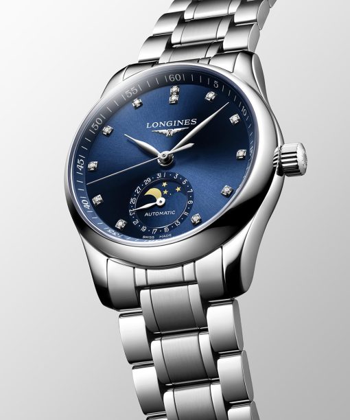 Alternative view of Longines Master Collection Moon Phase 34mm - L2.409.4.97.6