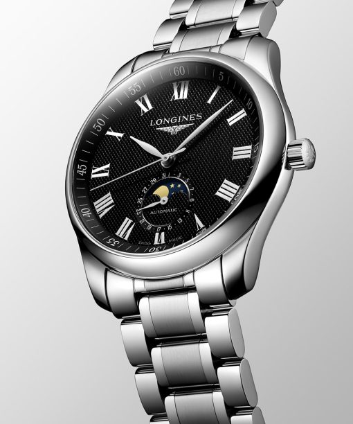 Alternative view of Longines Master Collection Moon Phase 40mm - L2.909.4.51.6