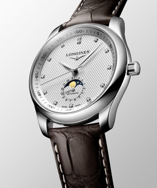 Alternative view of Longines Master Collection Moon Phase 40mm - L2.909.4.77.3