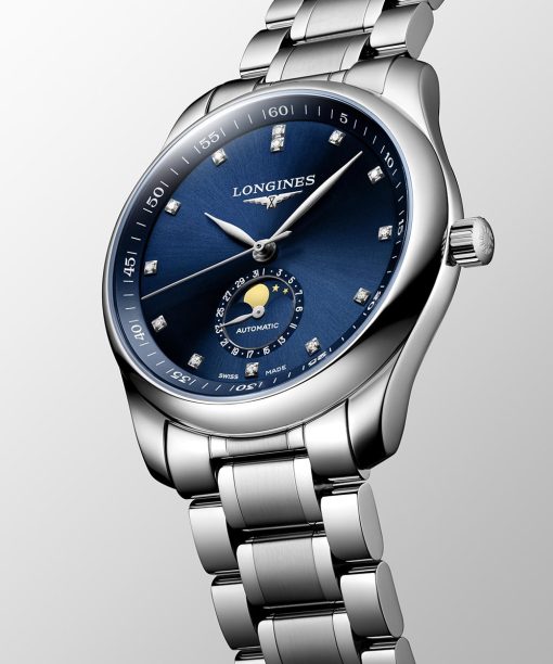 Alternative view of Longines Master Collection Moon Phase 40mm - L2.909.4.97.6