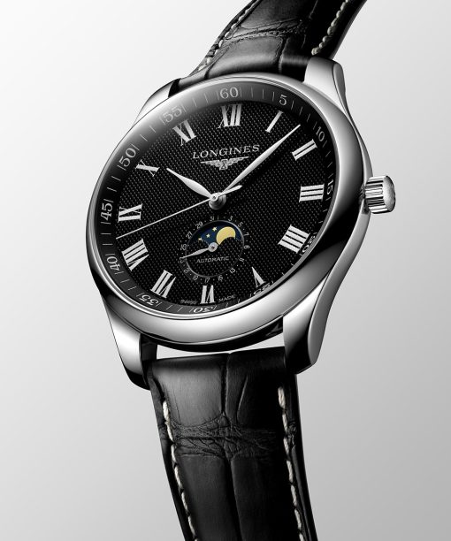 Alternative view of Longines Master Collection Moon Phase 40mm - L2.919.4.51.7