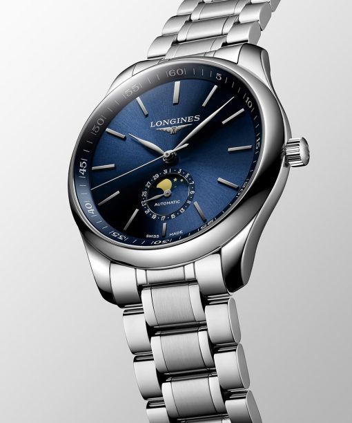 Alternative view of Longines Master Collection Moon Phase 42mm - L2.919.4.92.6