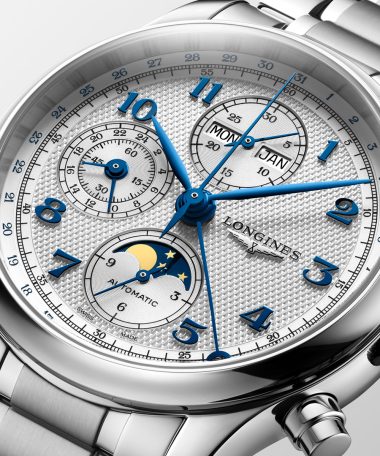 Alternative view of Longines Master Collection Chronograph Moon Phase 41mm - L2.962.4.73.6