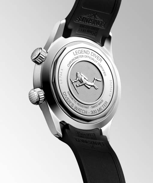 Alternative view of Longines Legend Diver 39mm - L3.764.4.50.9